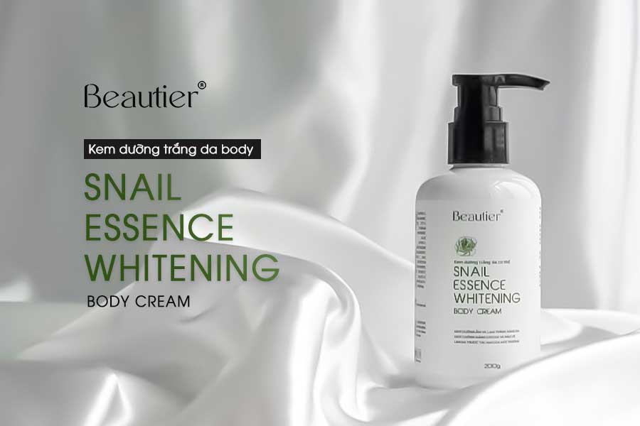 Snail Essence Whitening Body Cream - sản phẩm kem dưỡng trắng da cơ thể an toàn